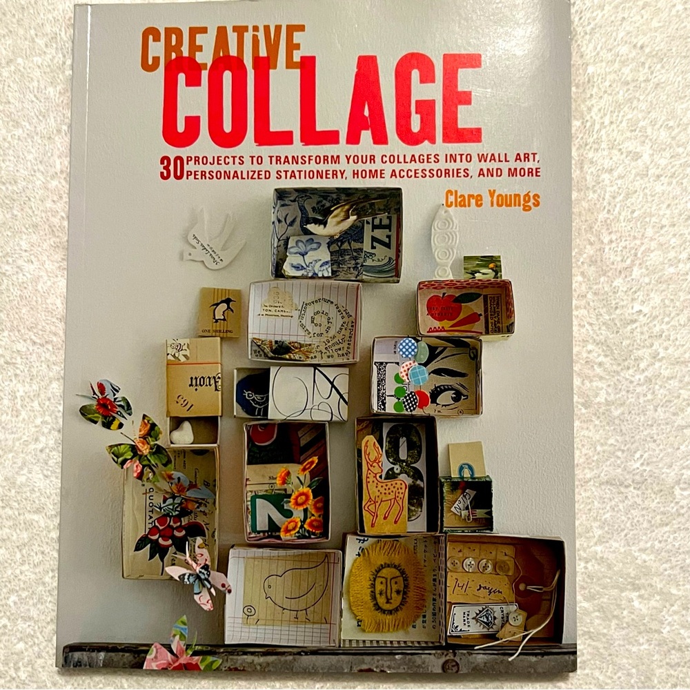 Collage pattern and instruction book.